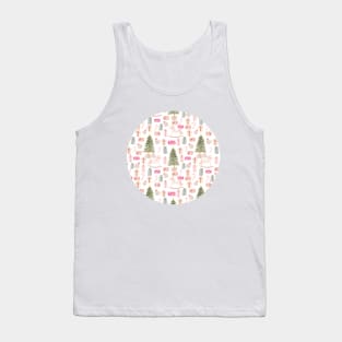 Christmas tree and watercolor gifts Tank Top